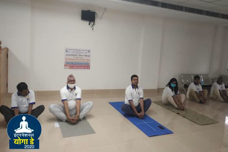 Online Yoga training at Birsa Munda Central Jail and remand Home in ranchi