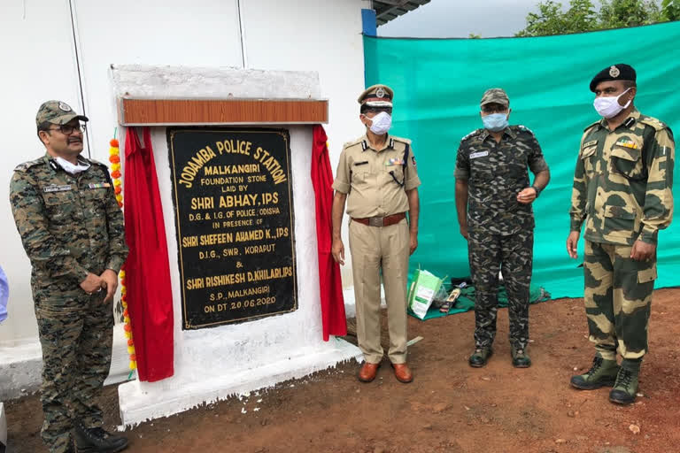 new police station start at jodambola aob vishakadistrict