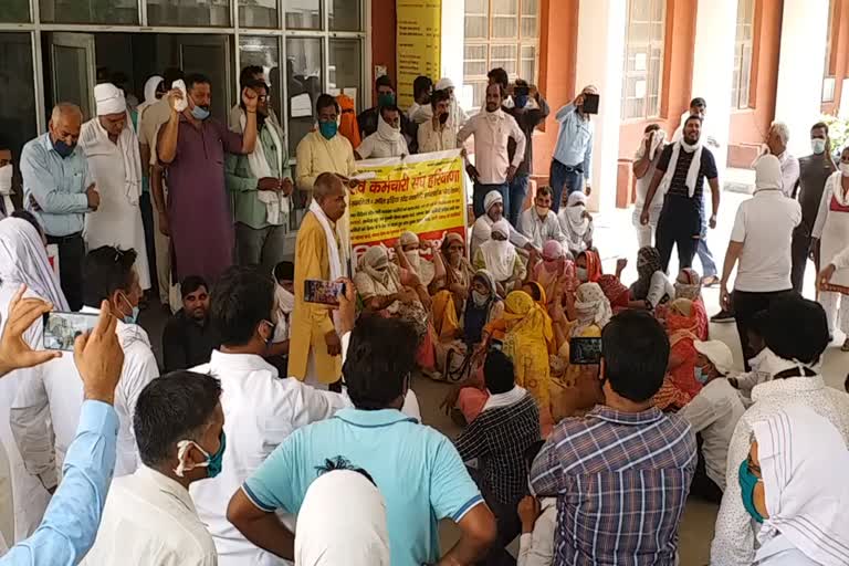 sarv karamchari sangh haryana protest