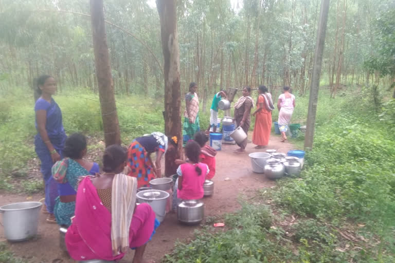 drinking water problem at kodukaravalasa in vizianagaram