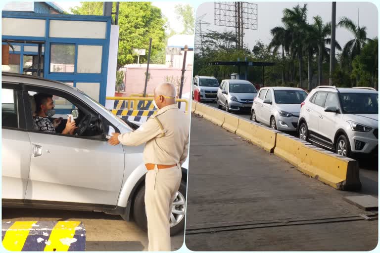 Traffic problem at Noida DND border remains constant after unlock