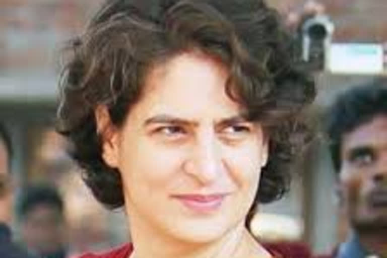 Etv Bharat, Gujarati News, Priyanka Gandhi