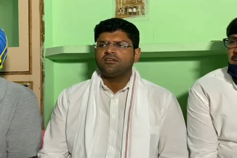 dushyant chautala comment on haryana Panchayati Elections