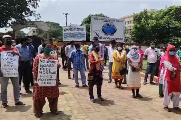 Parents protest