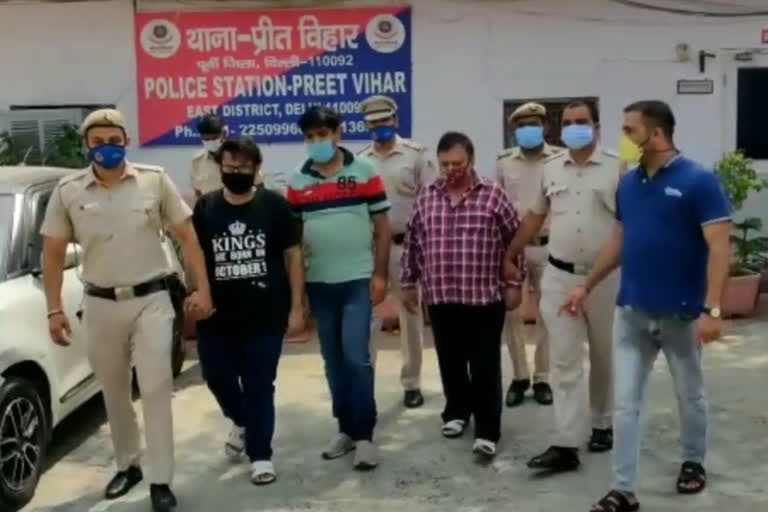 Three accused arrested for demanding five crore extortion