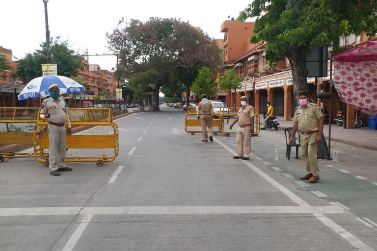 Jaipur Police Action,  Jaipur Police Curfew