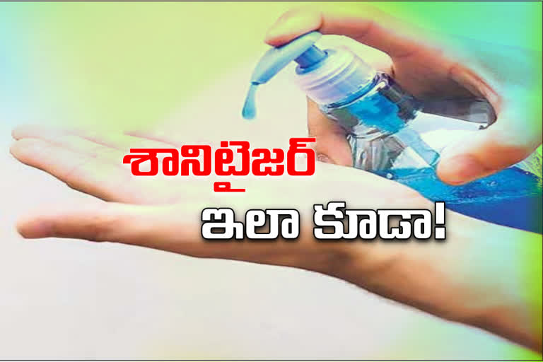 special story on Sanitizer  uses