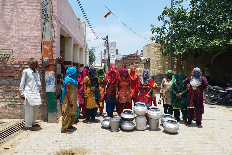 Gohana Ramgarh village dirty water