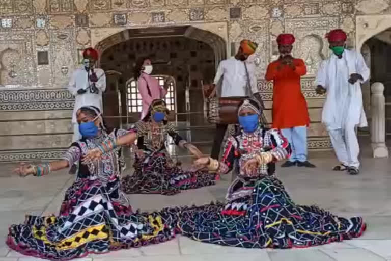 आमेर महल, jaipur news, Cultural programs organized at Amar Mahal