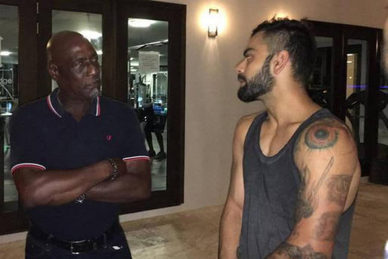 Sunil Gavaskar, Vivian Richards, Virat Kohli, India