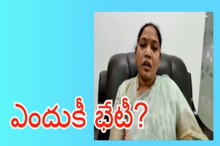 home minister sucharitha question about nimmagadda ramesh kumar meet bjp leaders