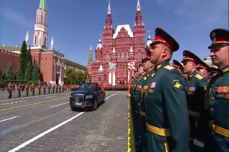 Indian military contingent participates in Victory Day Parade in Russia