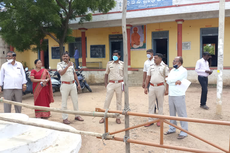 DYSP Visits sslc examination centers in Muddebihala