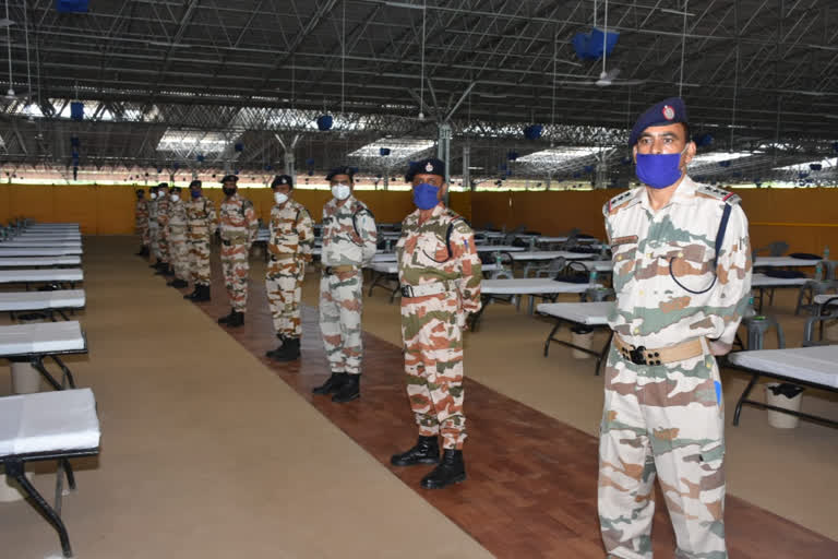 ITBP takes in  Covid Care Centre