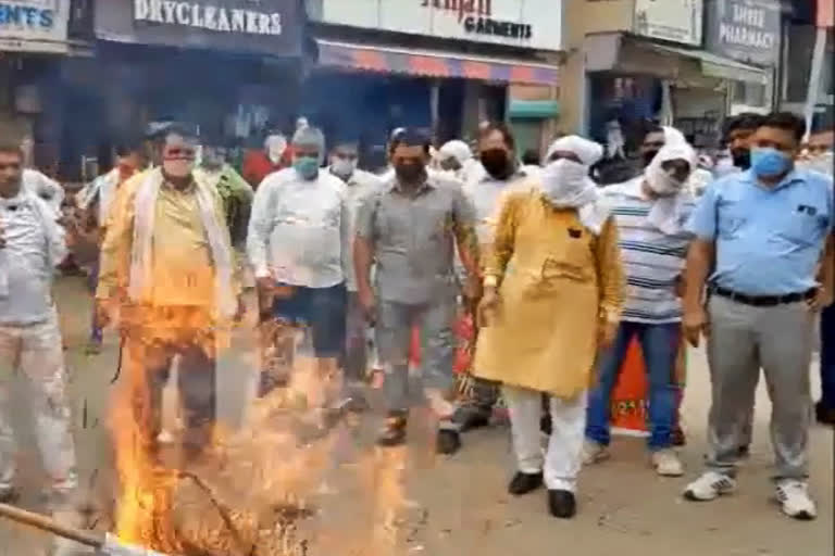 haryana school teachers association protest in support of pti teachers in hisar