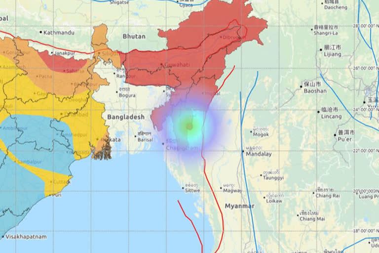 میزورم میں زلزلے کے جھٹکے جاری