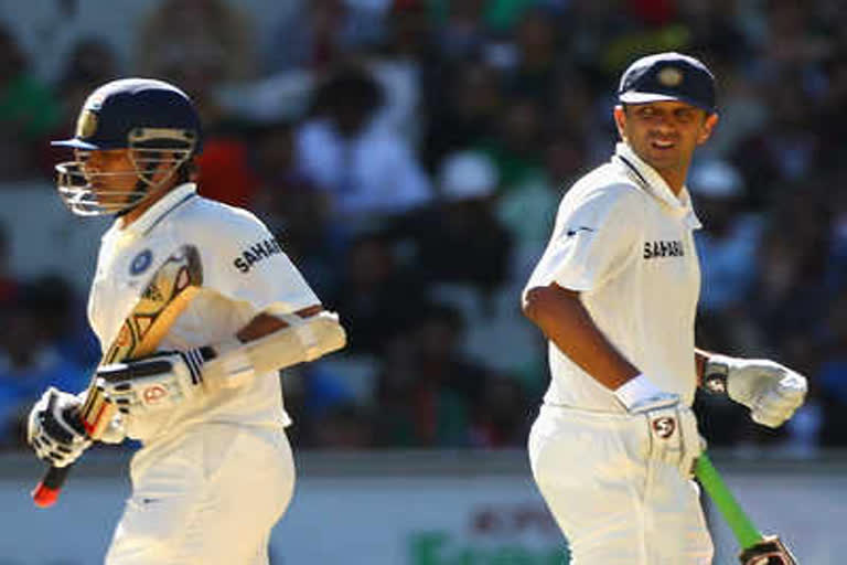 Rahul Dravid and sachin tendulkar