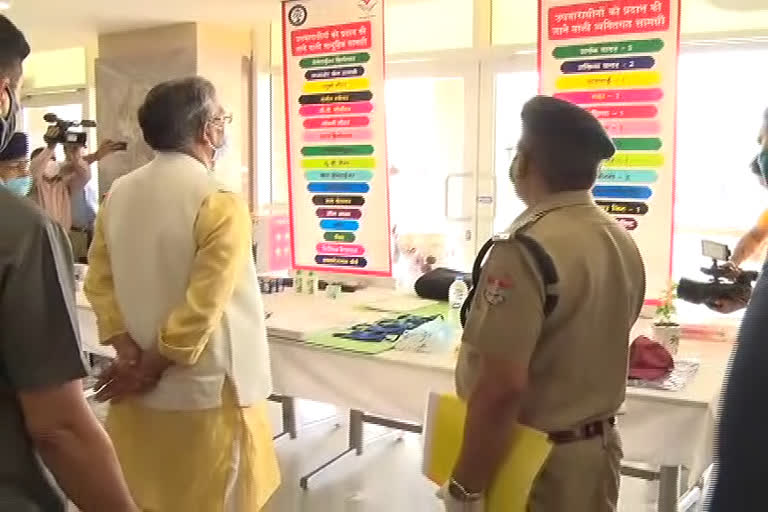 dehradun cm inspects