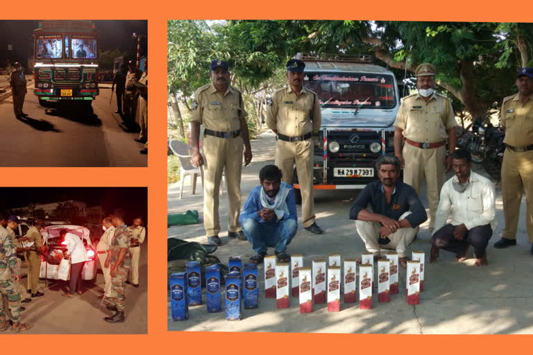 telangana liquor seized at puttavaripalem