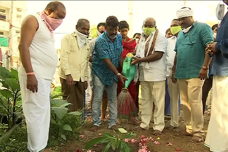 mla jogu ramanna participated in haritha haram programe in adilabad