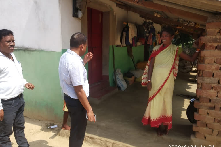 Additional Dc inspected MGNREGA scheme in Potka Block area jamshedpur