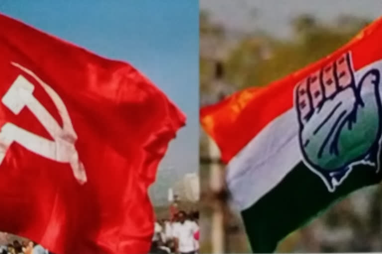 left and congress will launch joint rally against centre and state