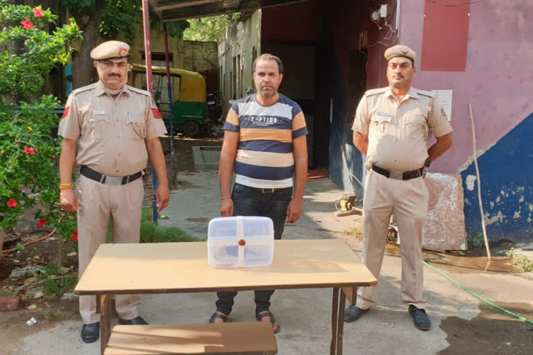 south east delhi stf team arrested wanted and prized land mafia