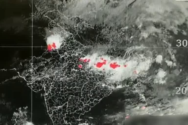 Chance of heavy rain for the next two days