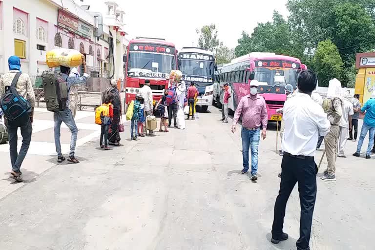 Workers returned to Gwalior