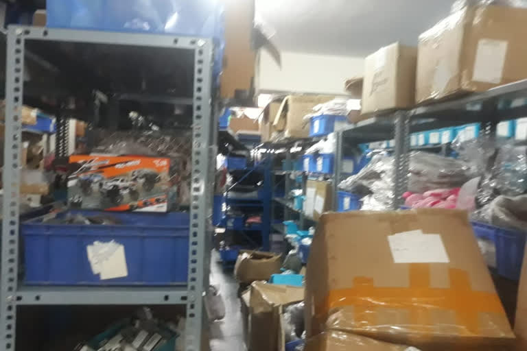 An attack on the illegal storage of Chinese-made electronic goods