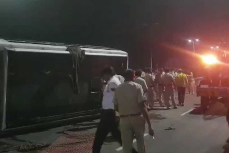 bus accident in panipat