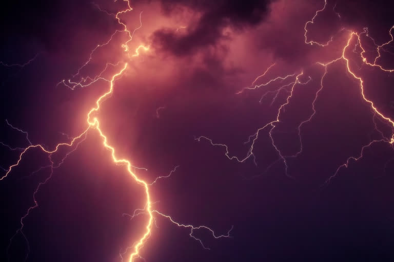 thunderstorm and lightning in Bihar
