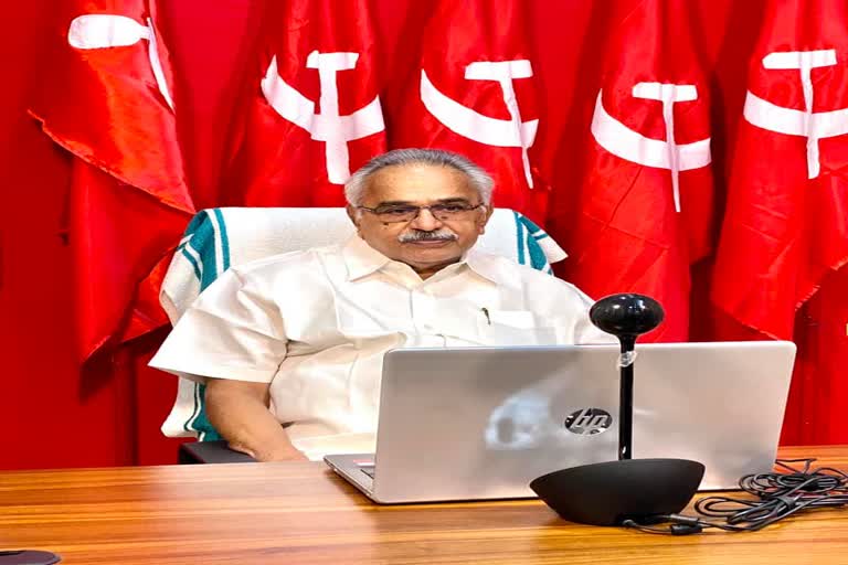 kanam rajendran  Union state minister  v muraleedharan  തിരുവനന്തപുരം  വി.മുരളീധരൻ  കാനം രാജേന്ദ്രന്‍