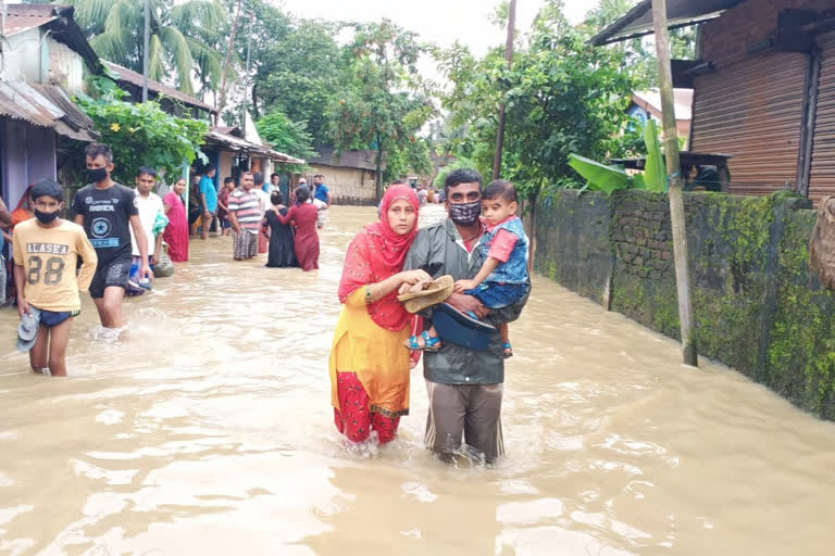 doomdooma flood situation critical condition