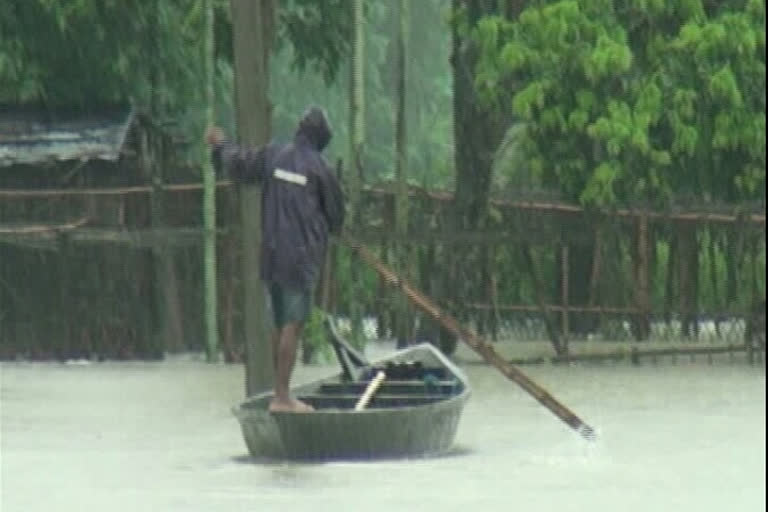 flood situation grim at kaliabor borghuli