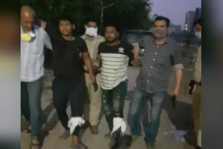 Police and miscreants encounter in Noida Sector 15