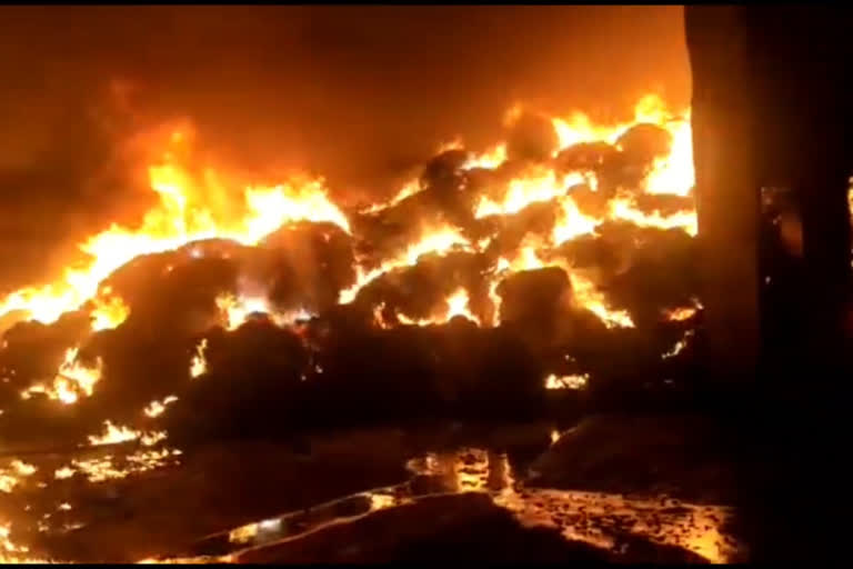 Fierce fire at a rubber manufacturing company in Sarigam GIDC