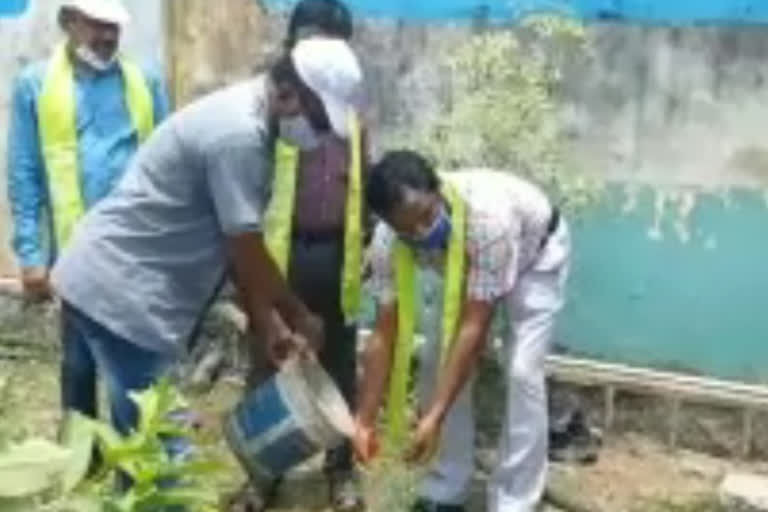 Karima Nagar RTC Regional Manager Participated In Haritha Haram