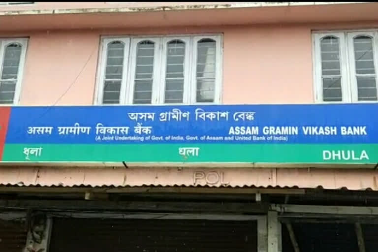 bank robbery at dalgoan  dhula assam garmin bikash bank