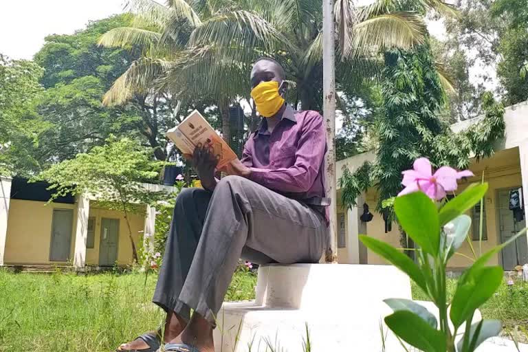 Uganda student living alone in Karnataka VV