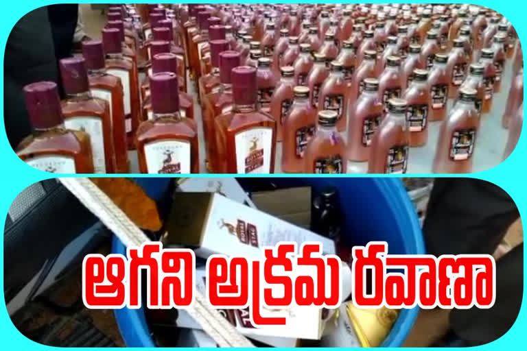 illegal-wine-moving-from-telangana-is-seized-in-vissannapeta-krishna-district