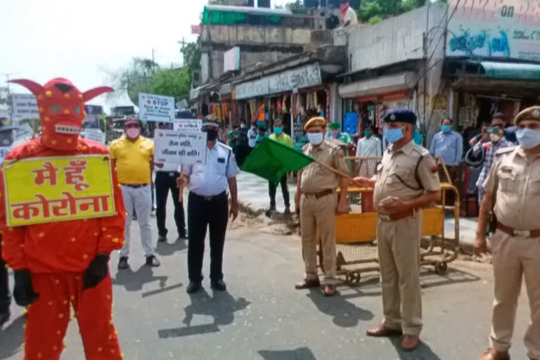 Public awareness campaign in Rajasthan,  Jaipur Police