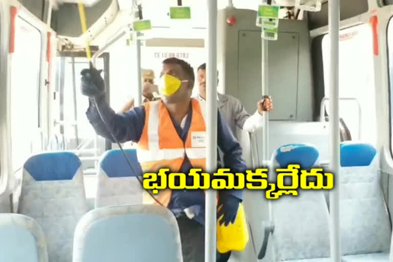 tsrtc bus sanitization