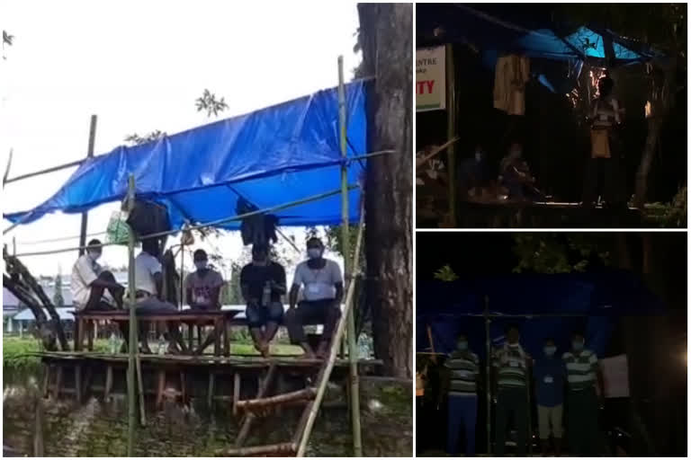 In Assam villagers guard quarantine centre to stop fleeing COVID 19 suspects