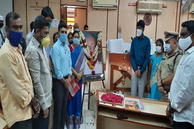 pv narasimha rao birthday celebrations in nizamabad