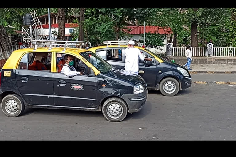 Private taxi drivers in financial crisis due to lockdown in mumbai