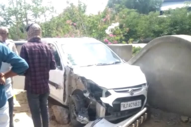 car and bike collision at Phagi, jaipur news, फागी में सड़क हादसा, जयपुर में रोड एक्सीडेट