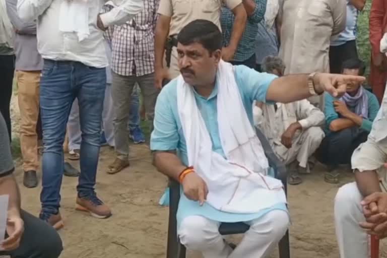 MLA balraj kundu protest rohtak