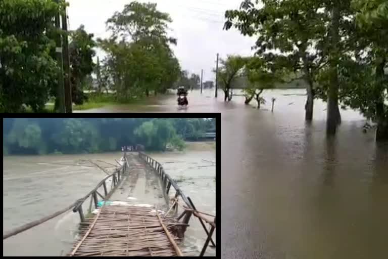 সোণোৱালক ফোন কৰি বান পৰিস্থিতিৰ বুজ ল'লে অমিত শ্বাহে