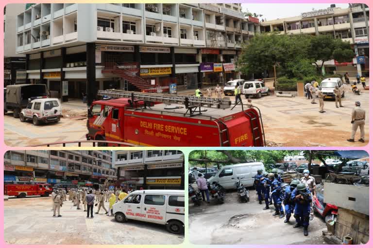 mock drill in nehru place market after terrorist attack input